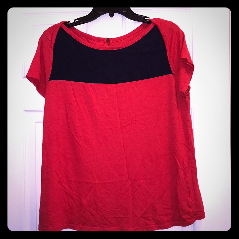 Merona XXL red and blue shirt